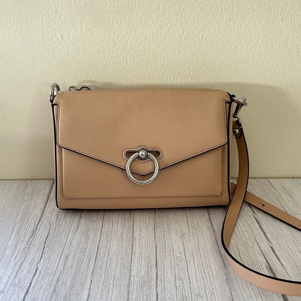 Rebecca Minkoff Jean Mac Crossbody Purse, Rosewood Leather